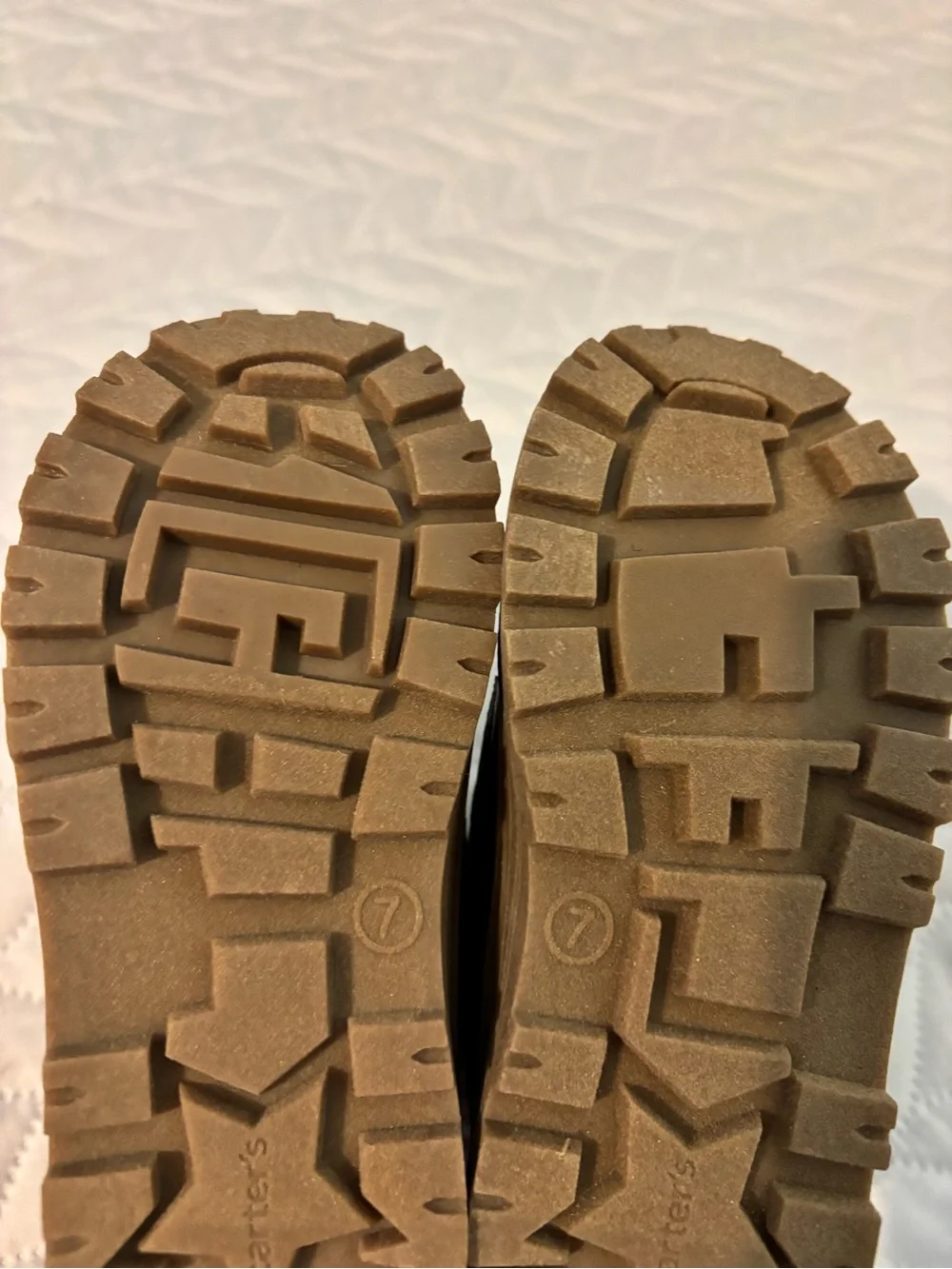 Carter's Black and Tan Rugged Toddler Boot